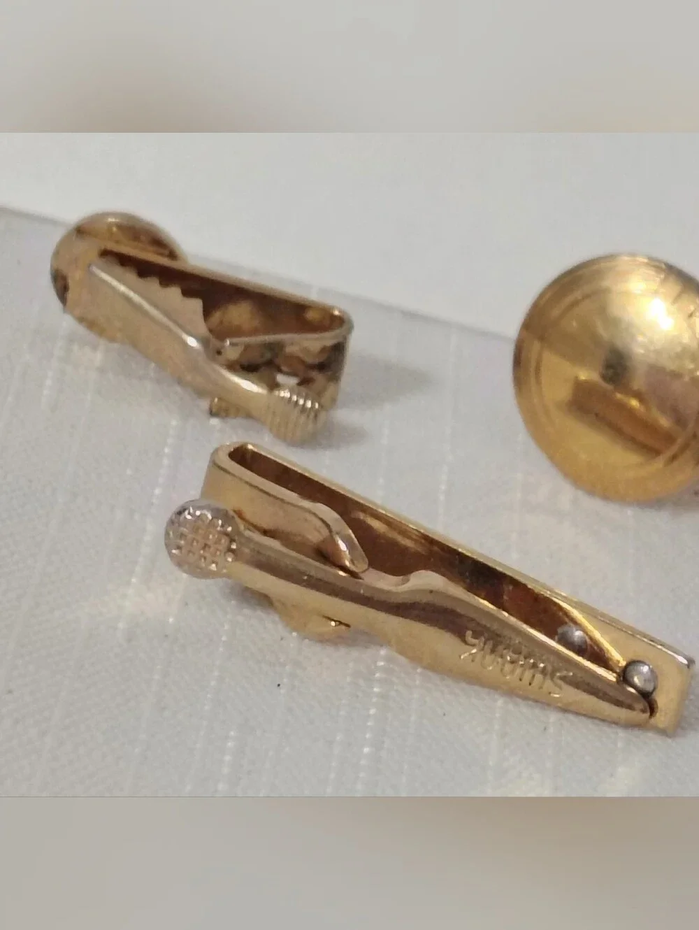 Collection Of Vintage Cufflinks & Tie Tack Lot Of 7 Items
